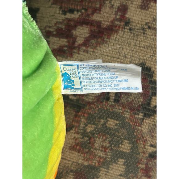 Rainbow Poop Emoji Plush Toy 12in (2017 Classic Toy Co.) - Picture 3 of 4